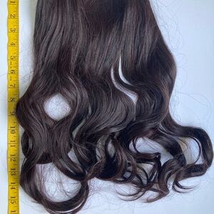 Luxurious Brown Wavy Hair Extensions